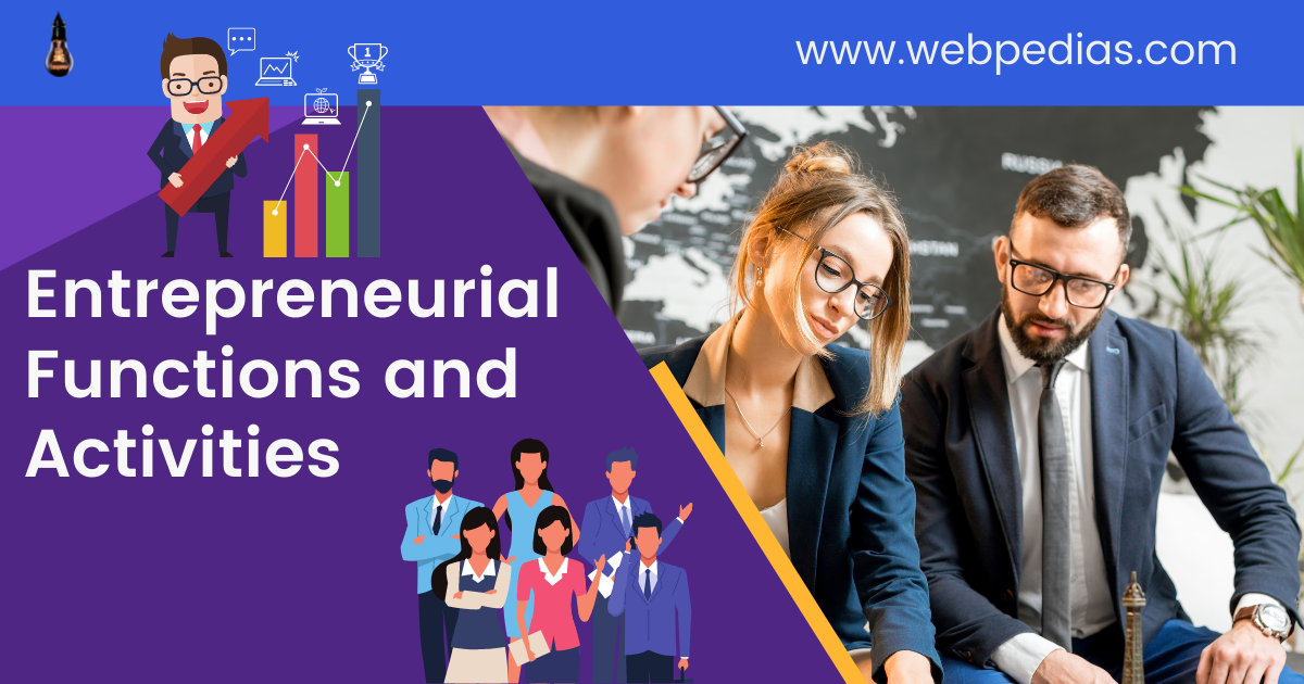 Entrepreneurial Functions and Activities