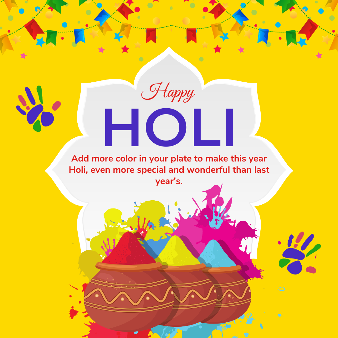 happy holi banners, quotes and wishes