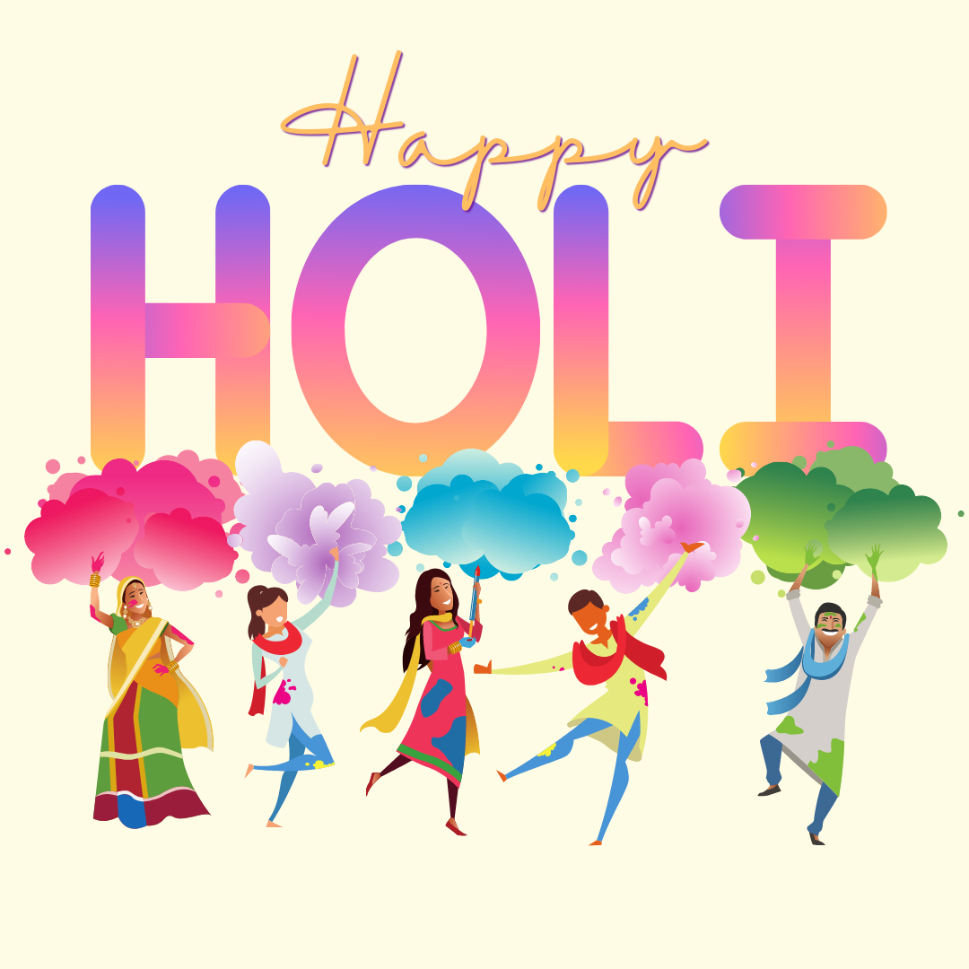 happy holi banners, quotes and wishes