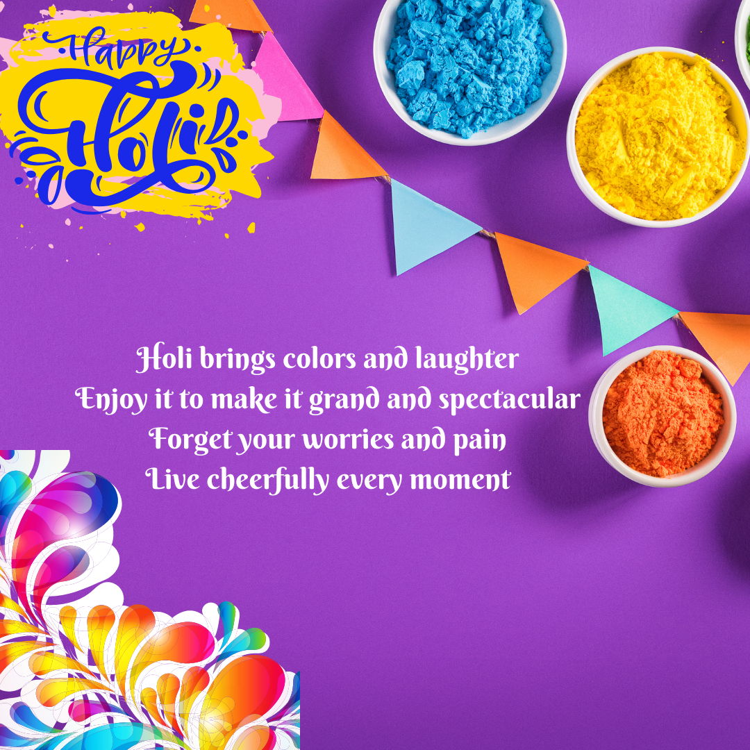 Happy Holi best Wishes, Banners and Quotes