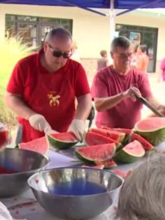 Carytown’s annual watermelon festival started on the street.